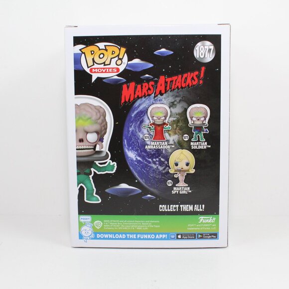 Funko Pop! Mars Attacks Martian Soldier #1877 - Picture 4 of 7